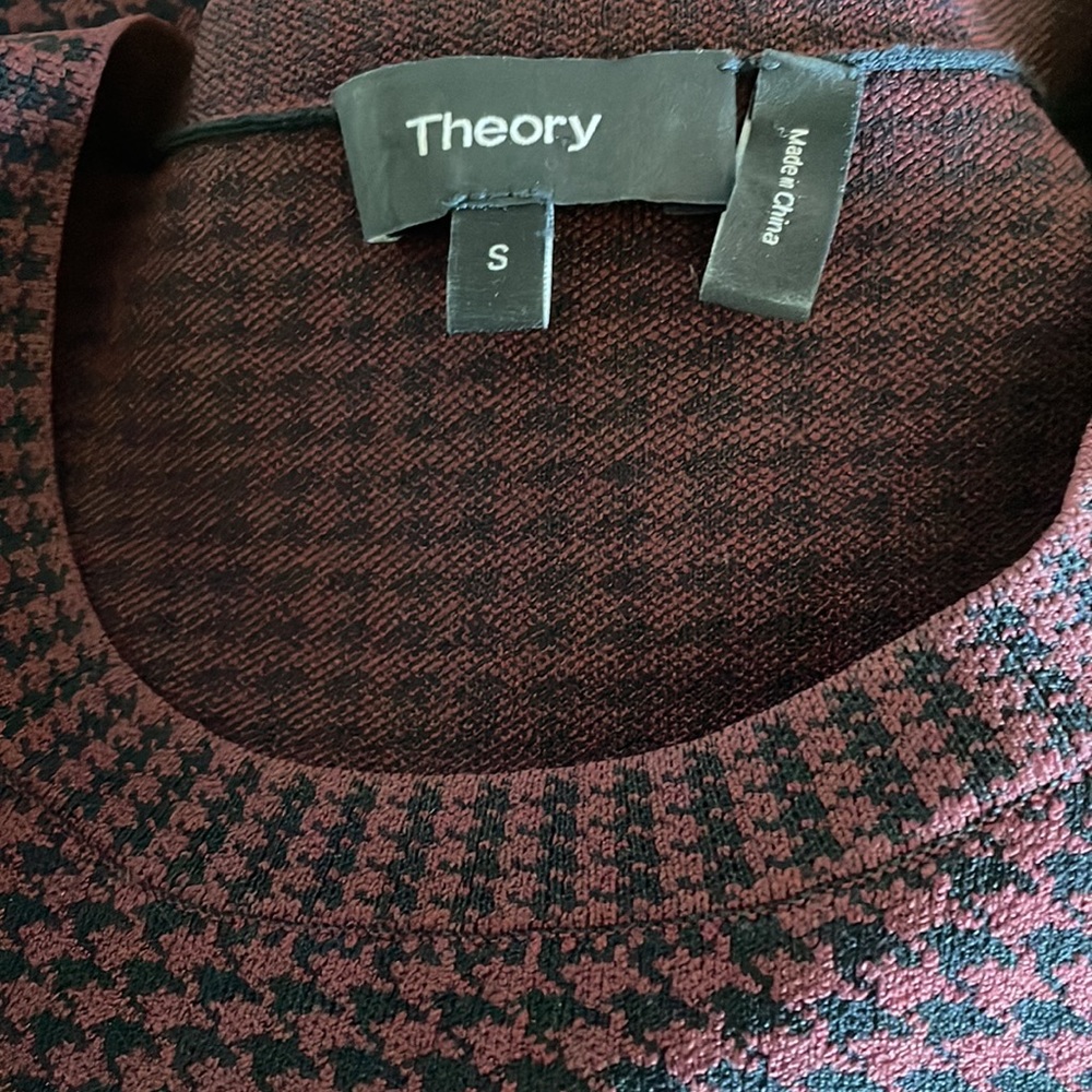 THEORY knit chevron print dress - Picture 6 of 7